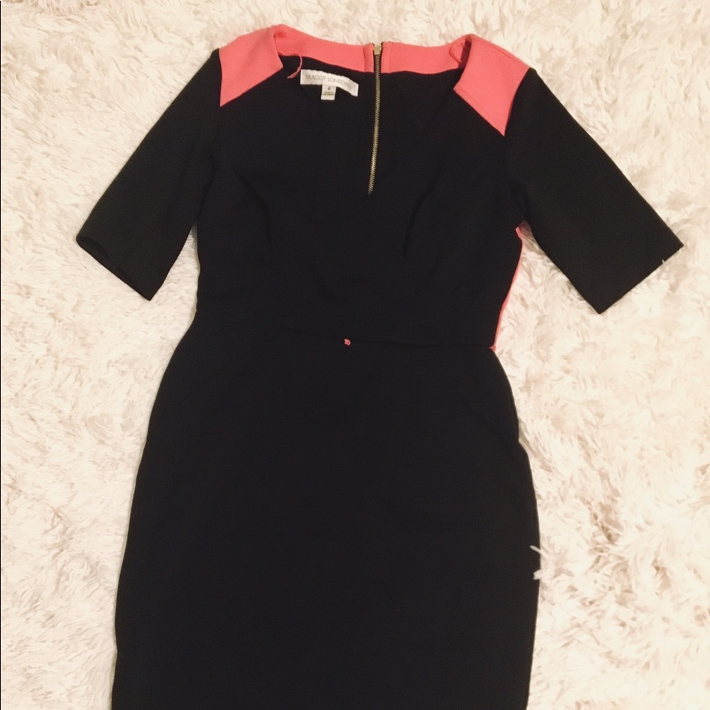 Maggy London Black/Pink Dress